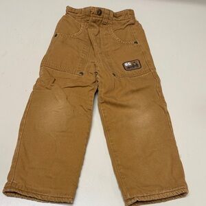 OshKosh B'gosh Tan Cargo Pants- Fleece- lined